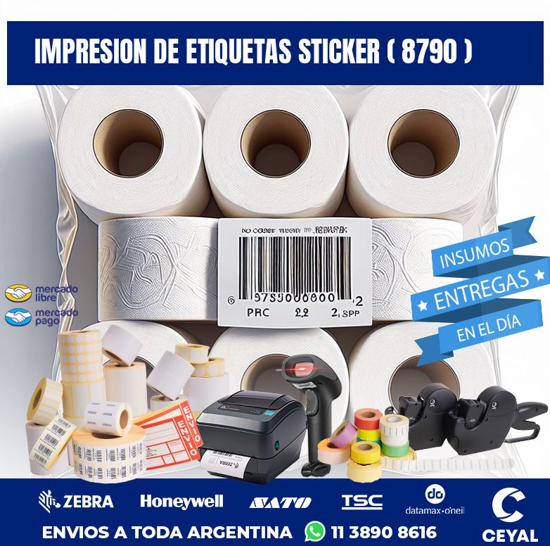 impresion de etiquetas sticker ( 8790 )