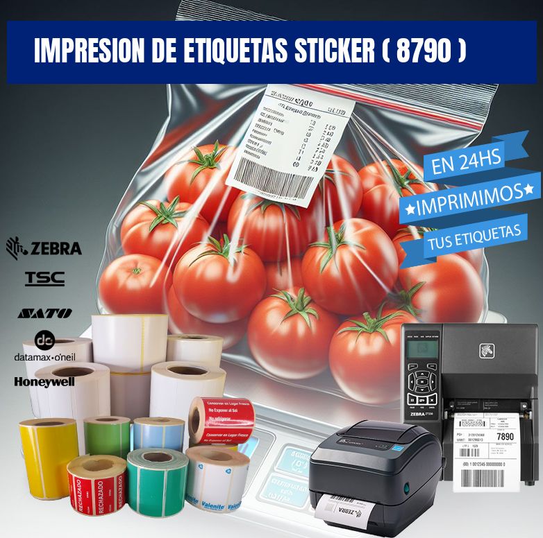 impresion de etiquetas sticker ( 8790 )