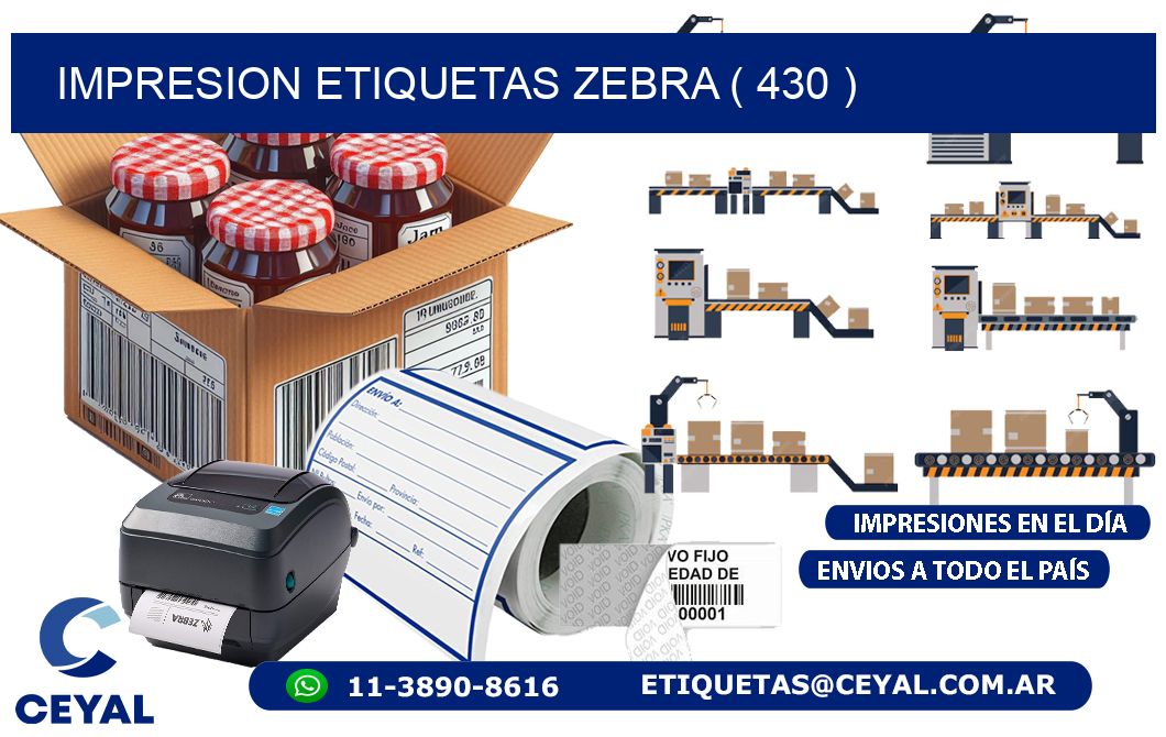 impresion etiquetas zebra ( 430 )