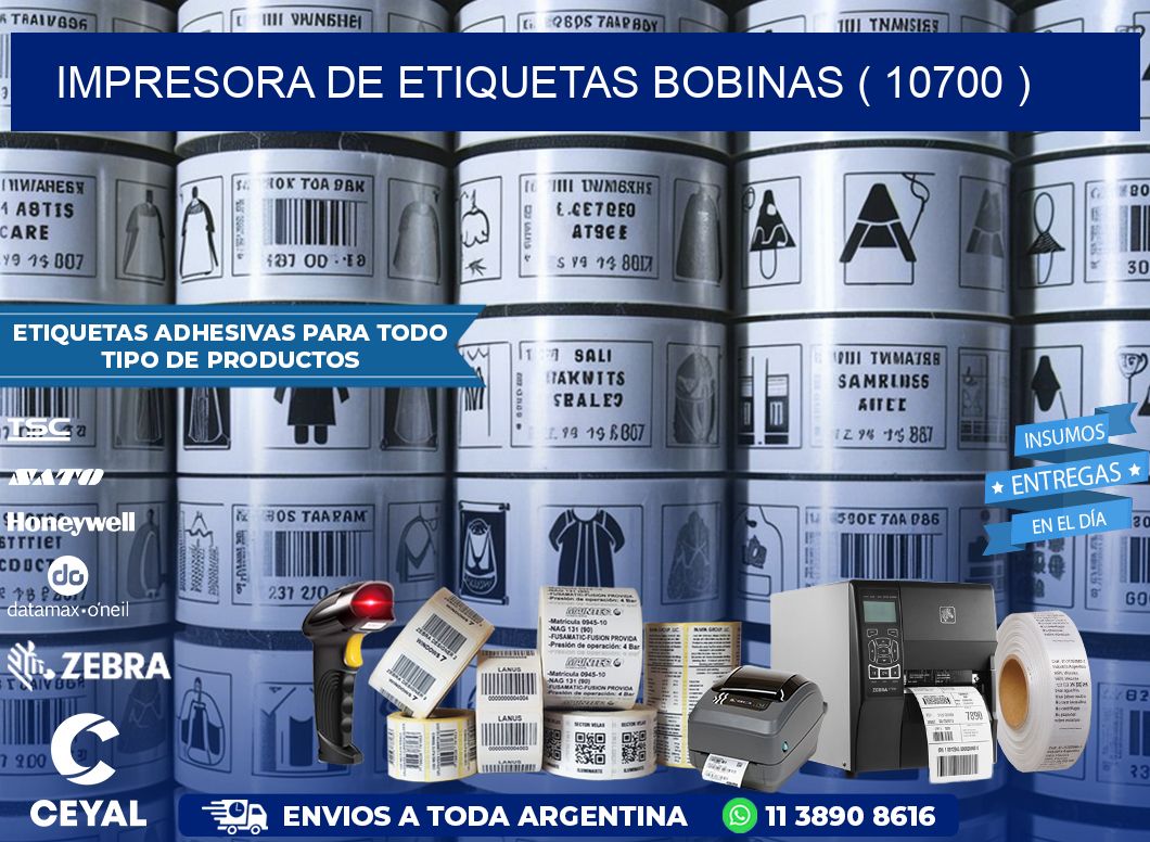 impresora de etiquetas bobinas ( 10700 )