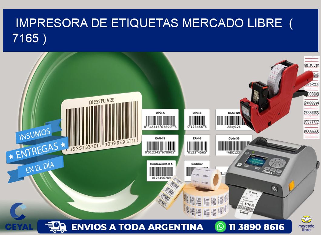 impresora de etiquetas mercado libre  ( 7165 )