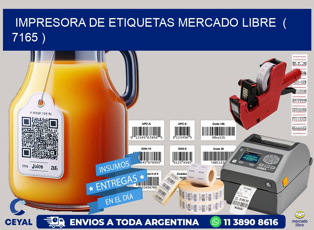 impresora de etiquetas mercado libre  ( 7165 )