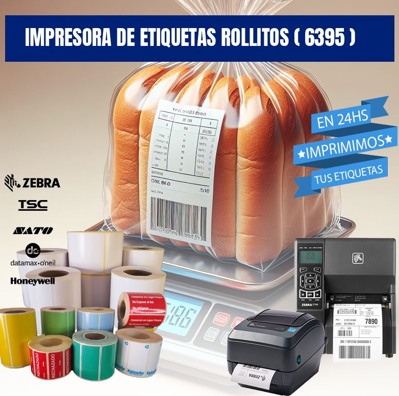 impresora de etiquetas rollitos ( 6395 )