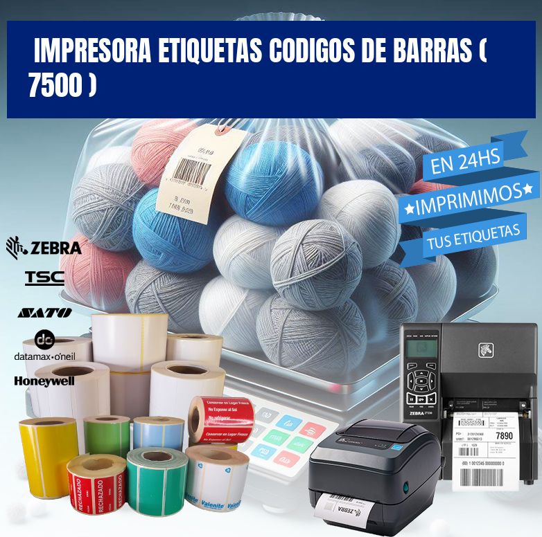 impresora etiquetas codigos de barras ( 7500 )