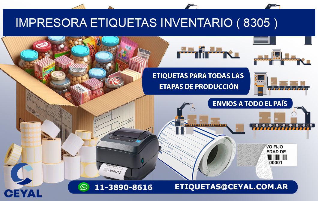 impresora etiquetas inventario ( 8305 )