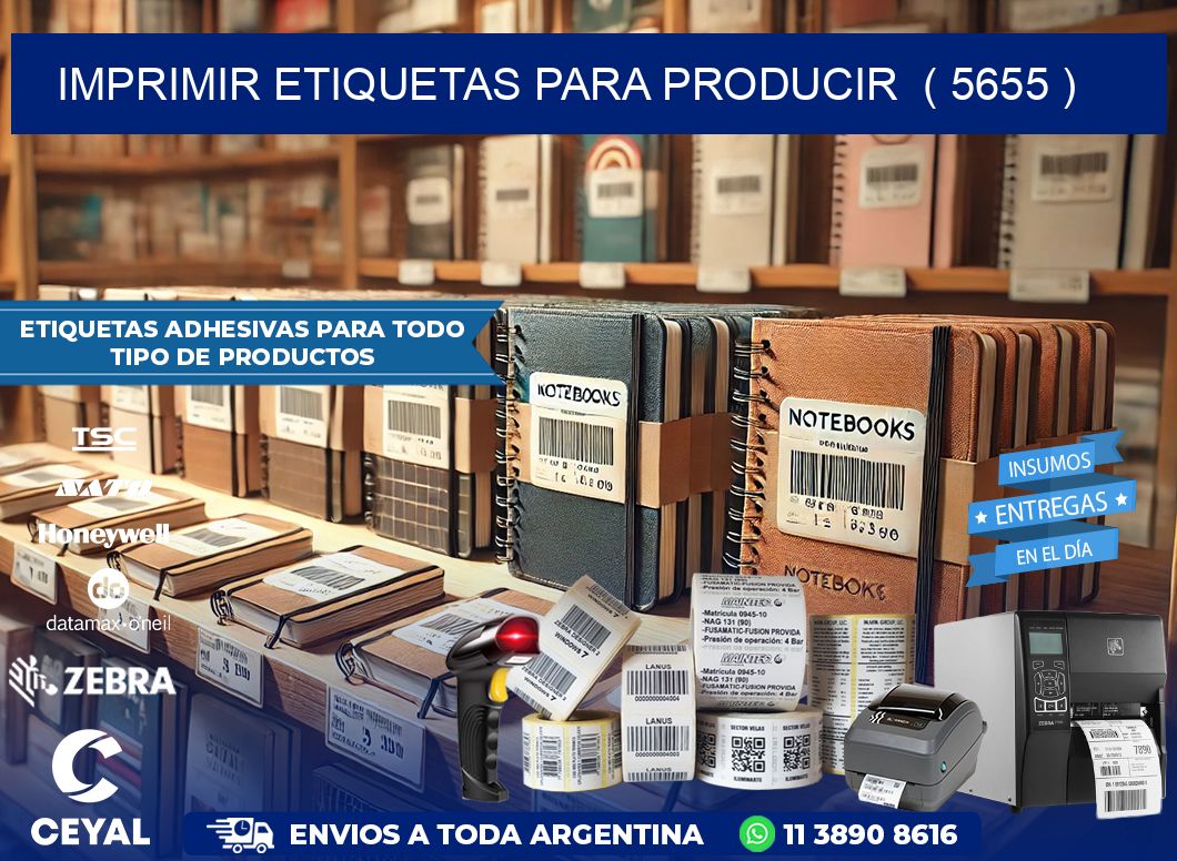 imprimir etiquetas para producir  ( 5655 )