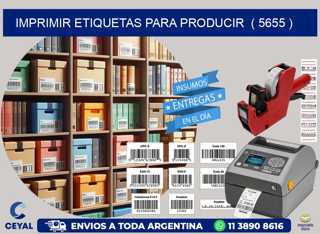 imprimir etiquetas para producir  ( 5655 )