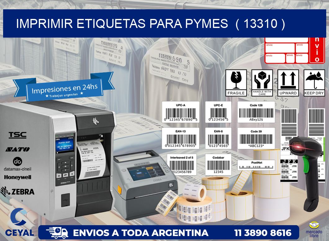 imprimir etiquetas para pymes  ( 13310 )