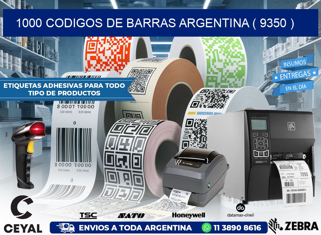 1000 codigos de barras argentina ( 9350 )