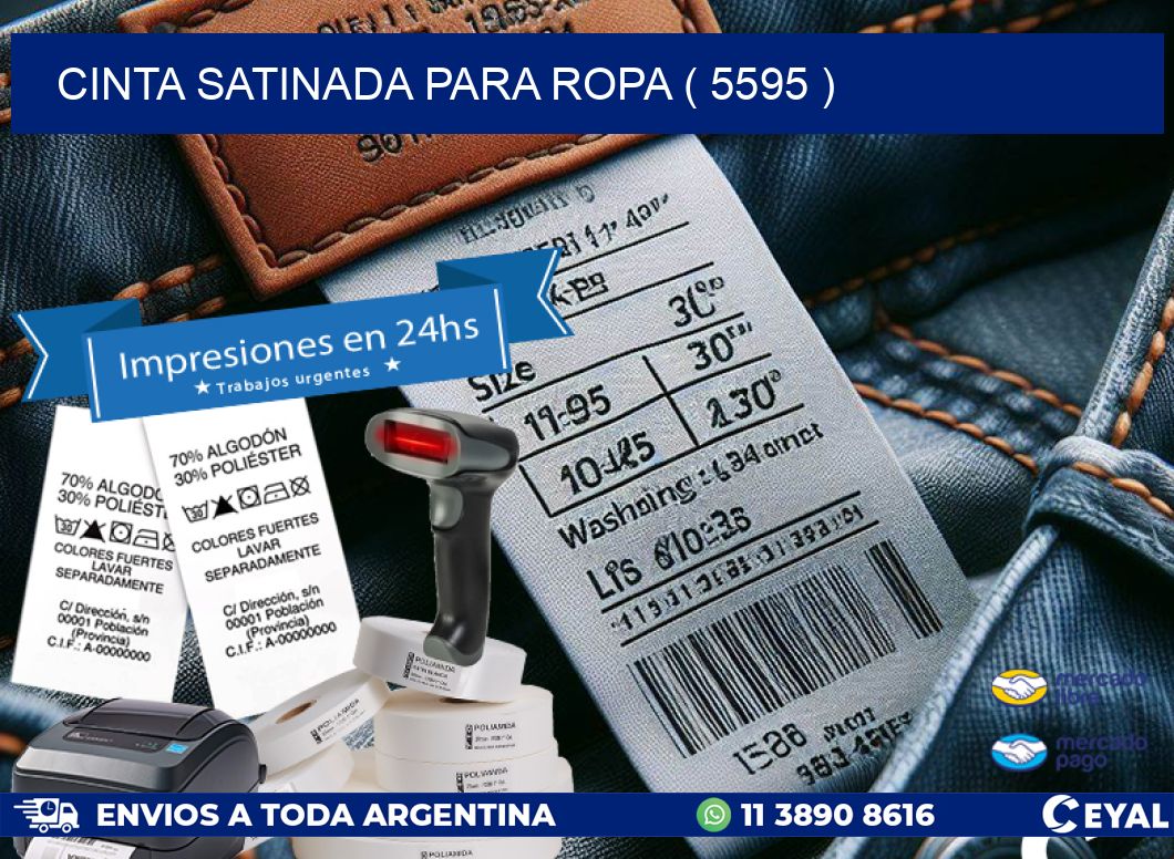 CINTA SATINADA PARA ROPA ( 5595 )