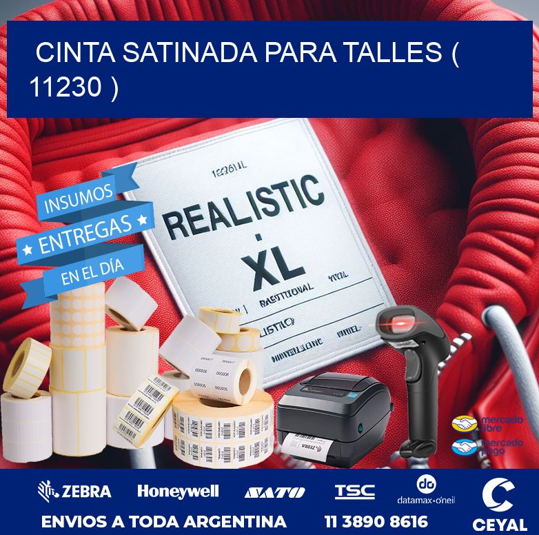 CINTA SATINADA PARA TALLES ( 11230 )