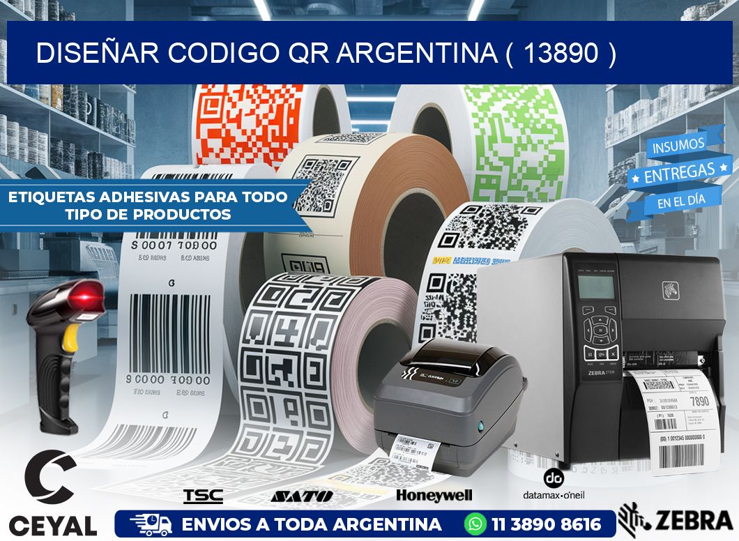 DISEÑAR CODIGO QR ARGENTINA ( 13890 )