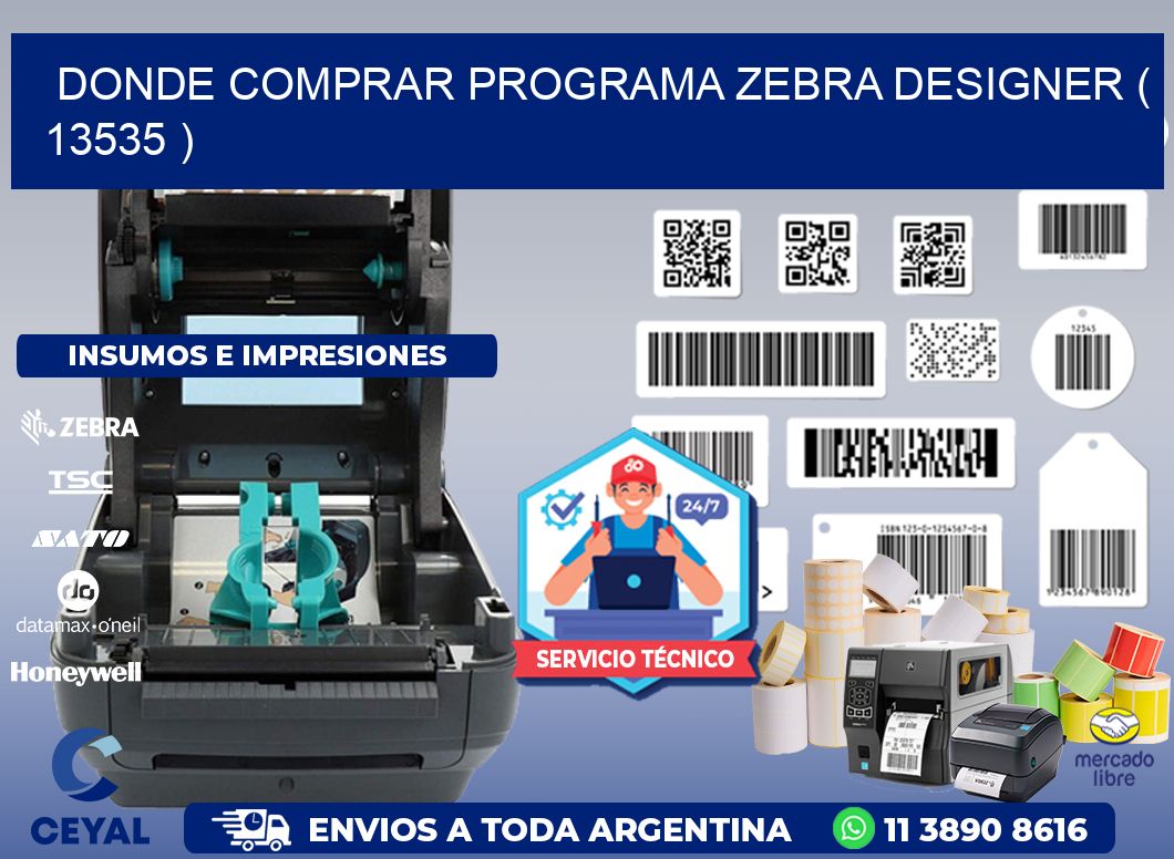 DONDE COMPRAR PROGRAMA ZEBRA DESIGNER ( 13535 )