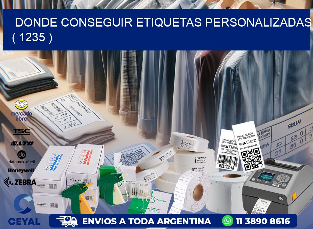 DONDE CONSEGUIR ETIQUETAS PERSONALIZADAS ( 1235 )