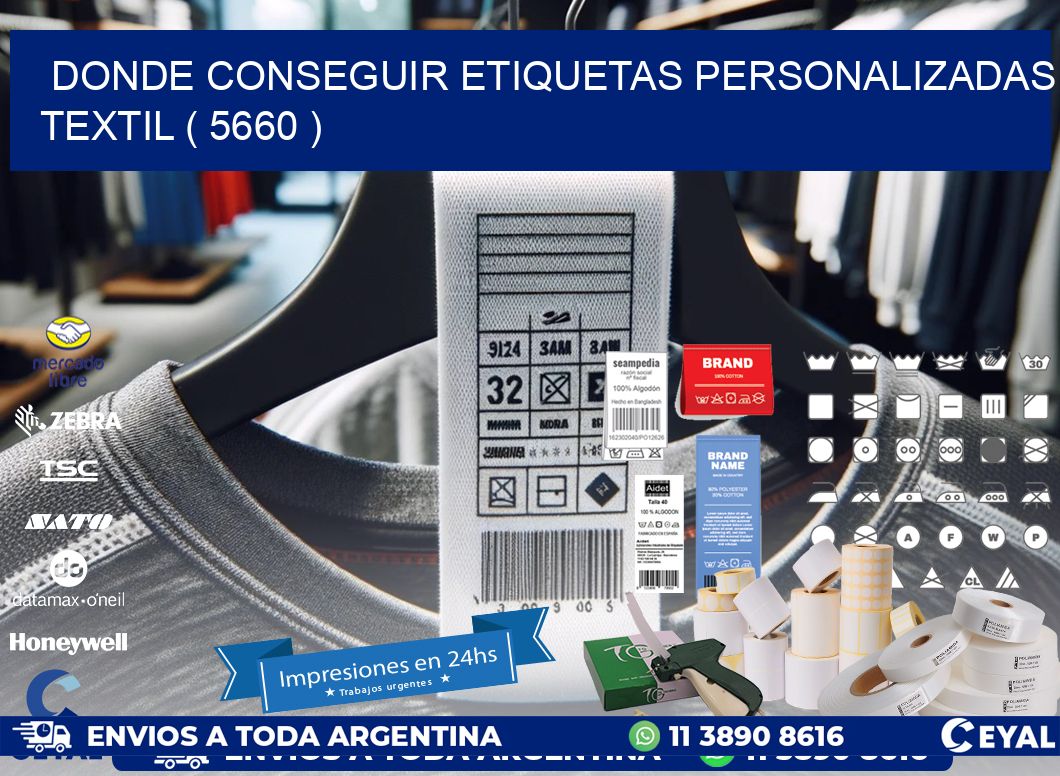 DONDE CONSEGUIR ETIQUETAS PERSONALIZADAS TEXTIL ( 5660 )