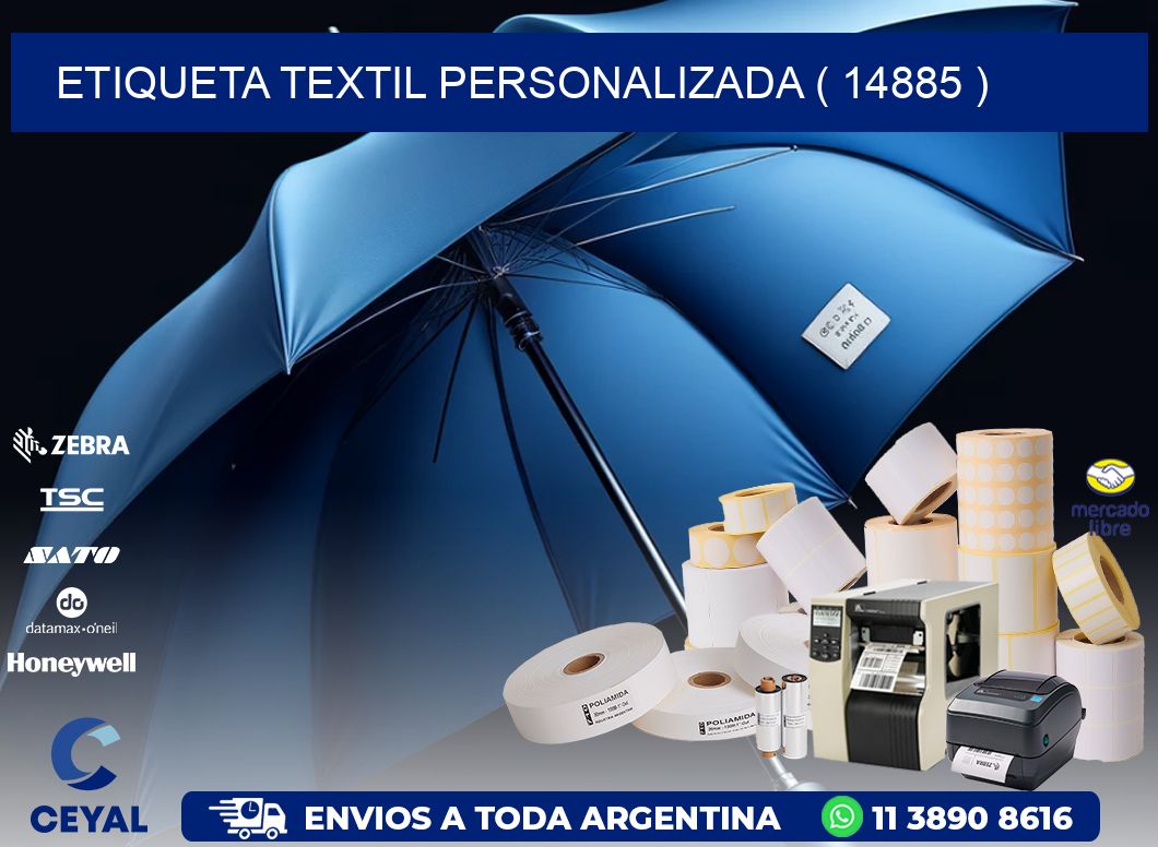 ETIQUETA TEXTIL PERSONALIZADA ( 14885 )