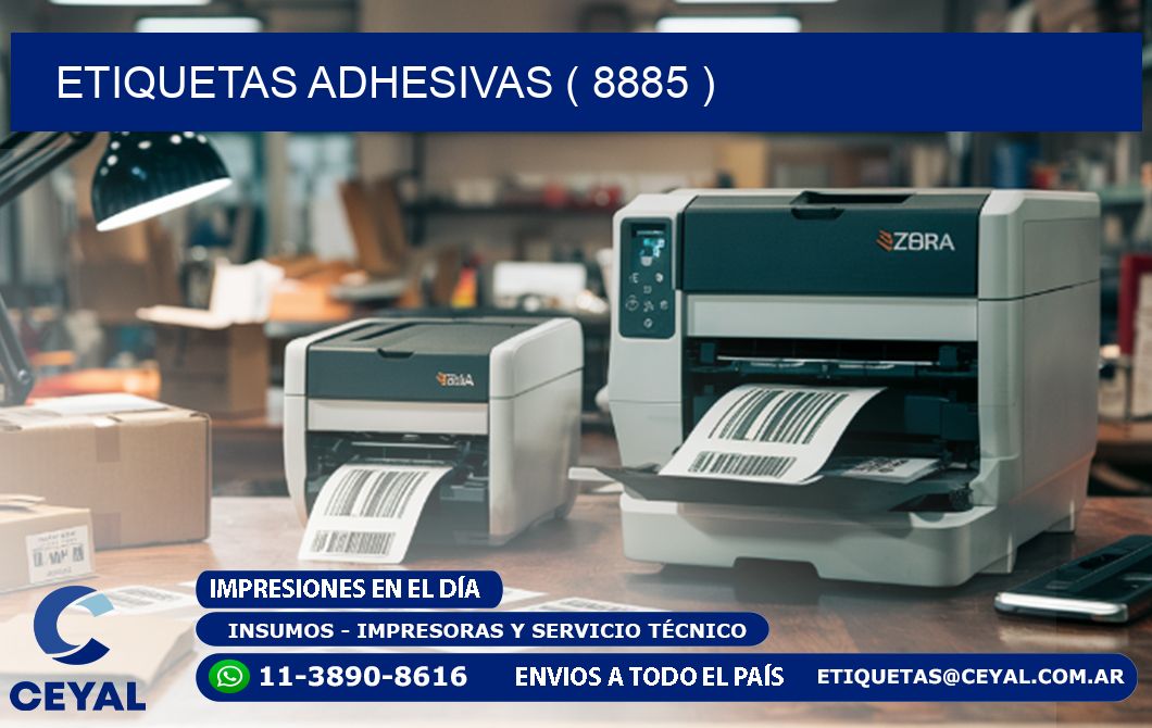 ETIQUETAS ADHESIVAS ( 8885 )