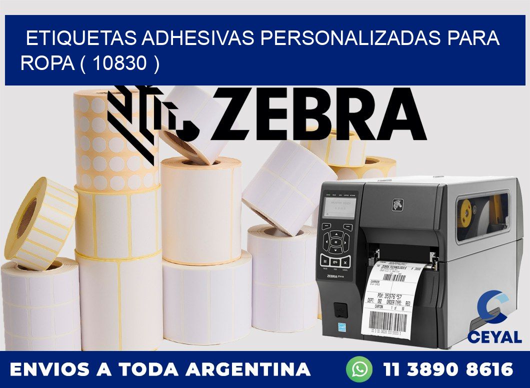 ETIQUETAS ADHESIVAS PERSONALIZADAS PARA ROPA ( 10830 )