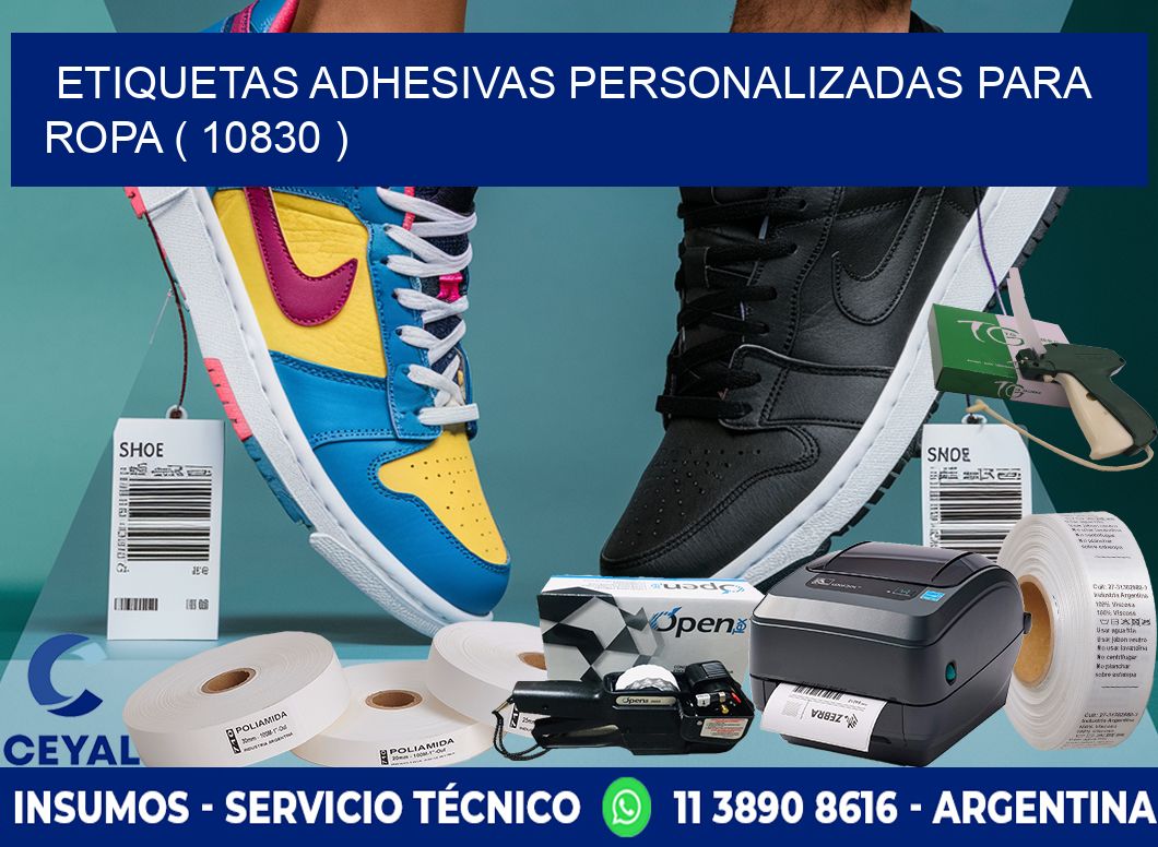 ETIQUETAS ADHESIVAS PERSONALIZADAS PARA ROPA ( 10830 )