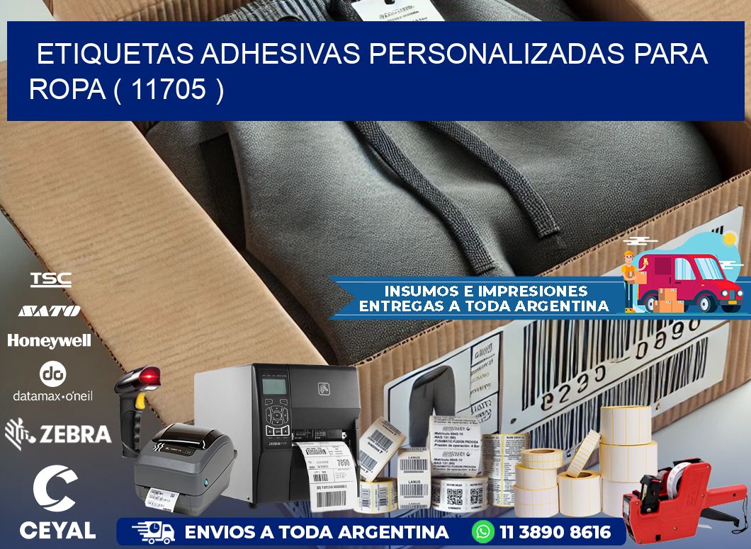 ETIQUETAS ADHESIVAS PERSONALIZADAS PARA ROPA ( 11705 )