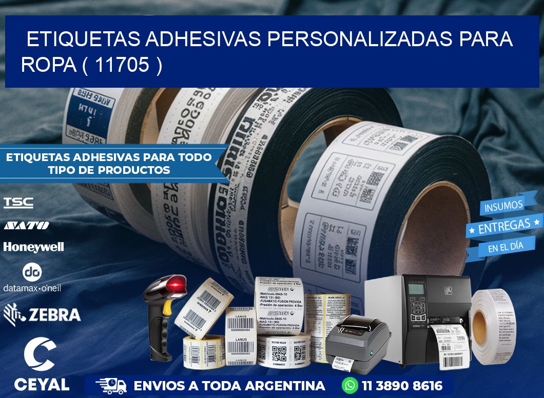 ETIQUETAS ADHESIVAS PERSONALIZADAS PARA ROPA ( 11705 )