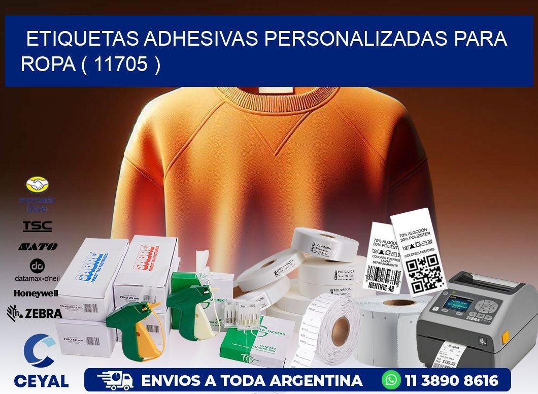 ETIQUETAS ADHESIVAS PERSONALIZADAS PARA ROPA ( 11705 )