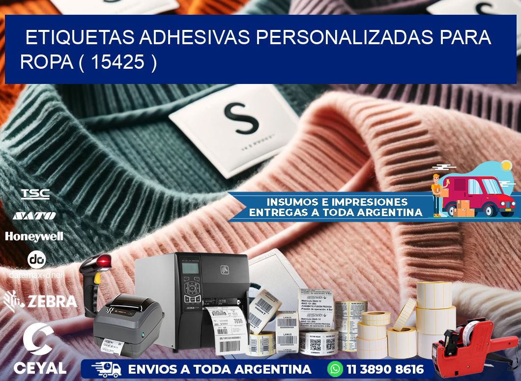 ETIQUETAS ADHESIVAS PERSONALIZADAS PARA ROPA ( 15425 )