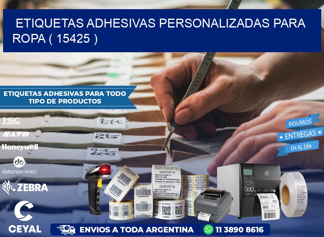 ETIQUETAS ADHESIVAS PERSONALIZADAS PARA ROPA ( 15425 )