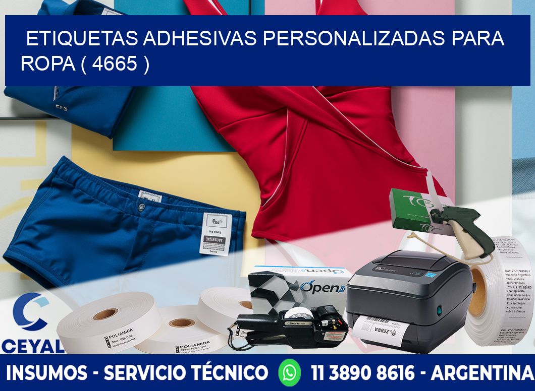 ETIQUETAS ADHESIVAS PERSONALIZADAS PARA ROPA ( 4665 )