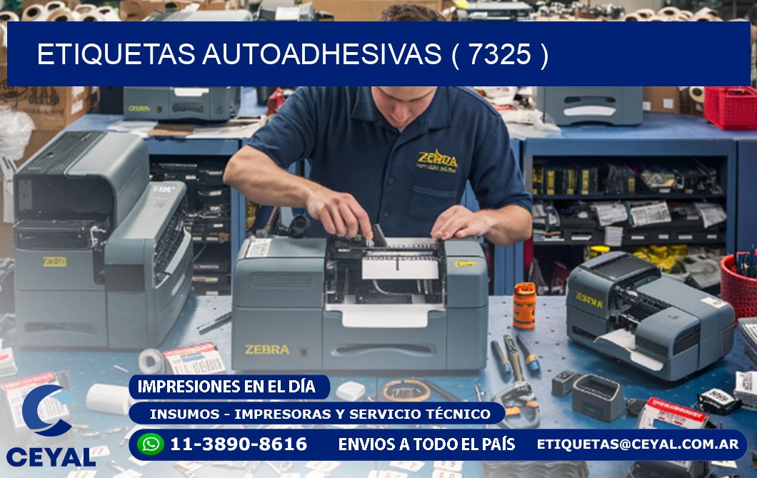 ETIQUETAS AUTOADHESIVAS ( 7325 )