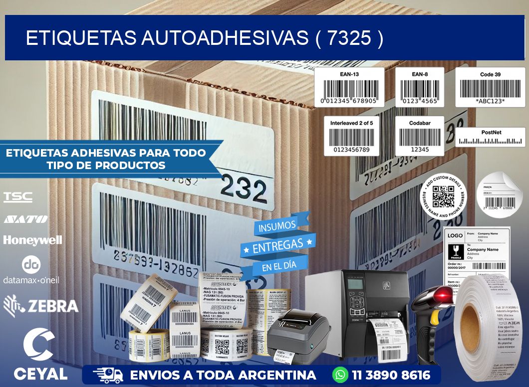 ETIQUETAS AUTOADHESIVAS ( 7325 )