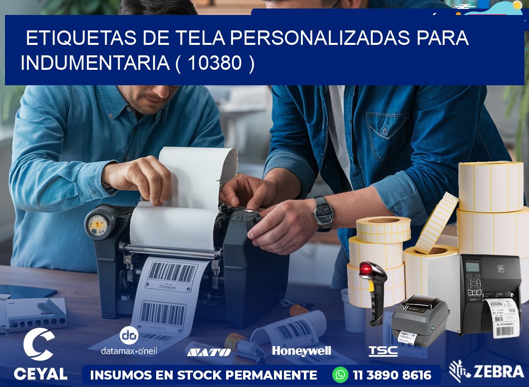 ETIQUETAS DE TELA PERSONALIZADAS PARA INDUMENTARIA ( 10380 )