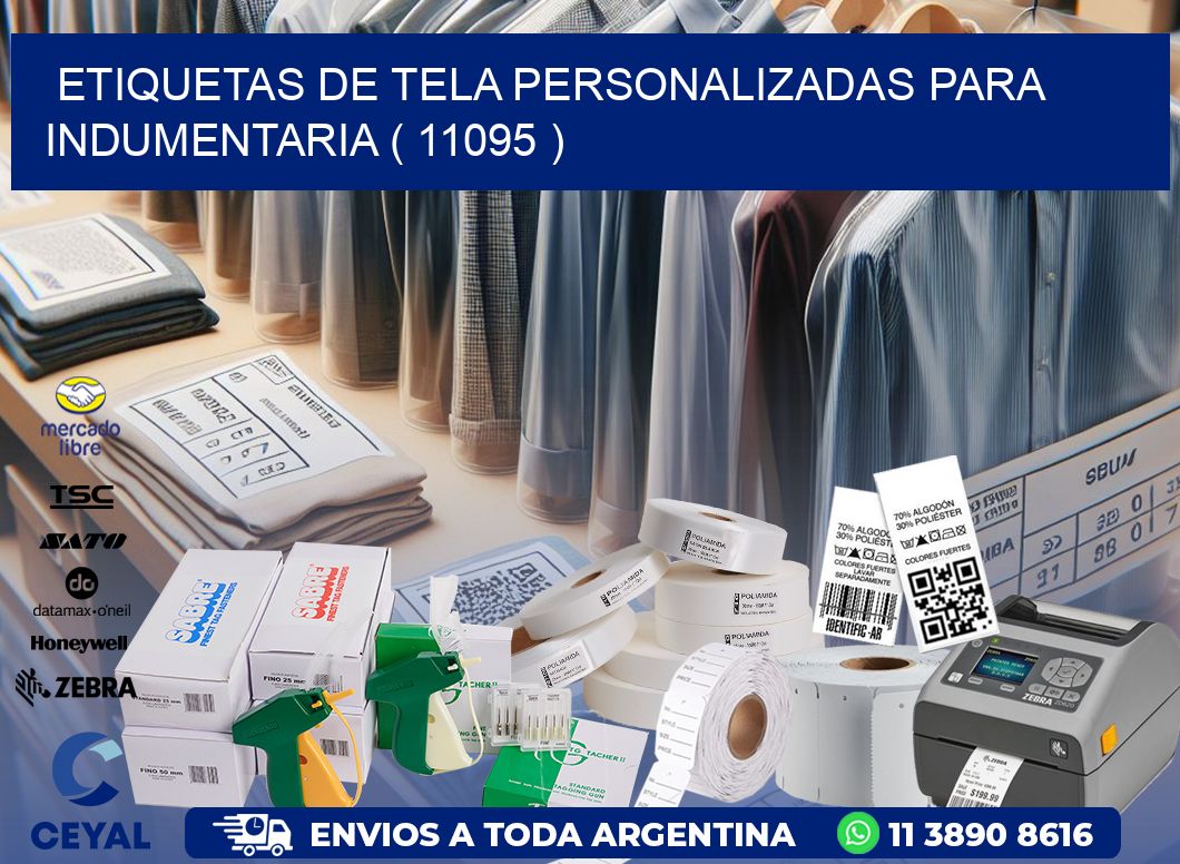 ETIQUETAS DE TELA PERSONALIZADAS PARA INDUMENTARIA ( 11095 )