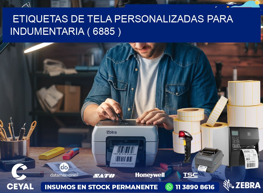 ETIQUETAS DE TELA PERSONALIZADAS PARA INDUMENTARIA ( 6885 )