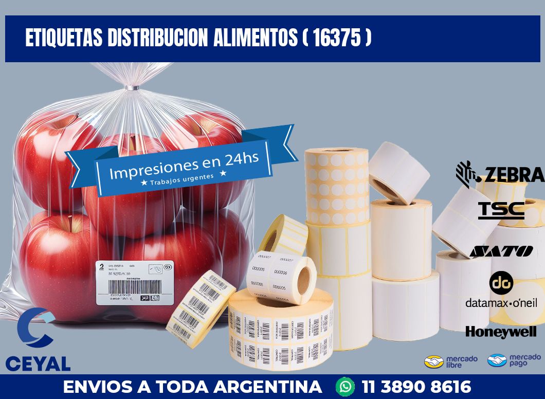 ETIQUETAS DISTRIBUCION ALIMENTOS ( 16375 )