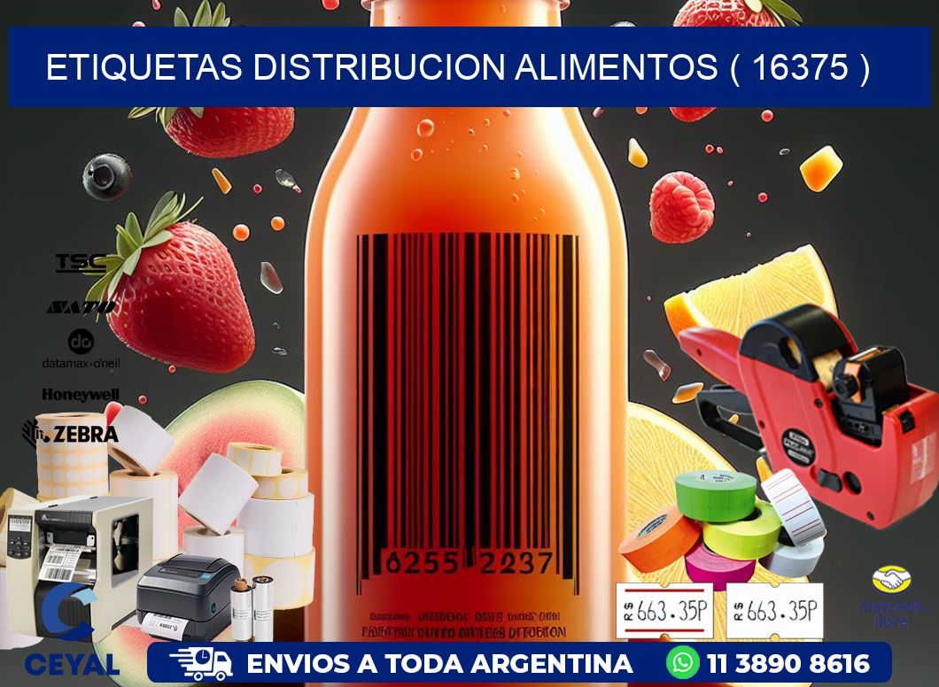 ETIQUETAS DISTRIBUCION ALIMENTOS ( 16375 )