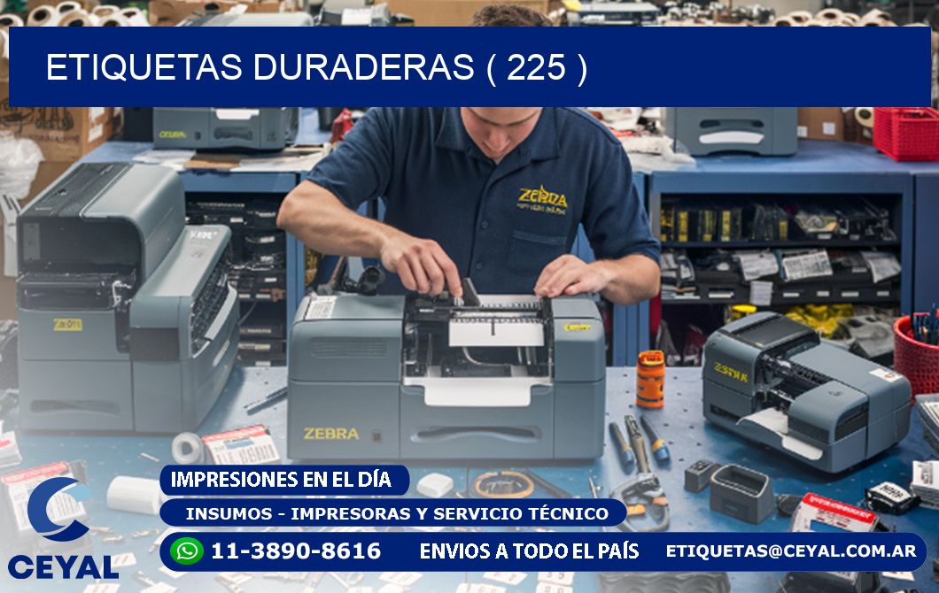 ETIQUETAS DURADERAS ( 225 )