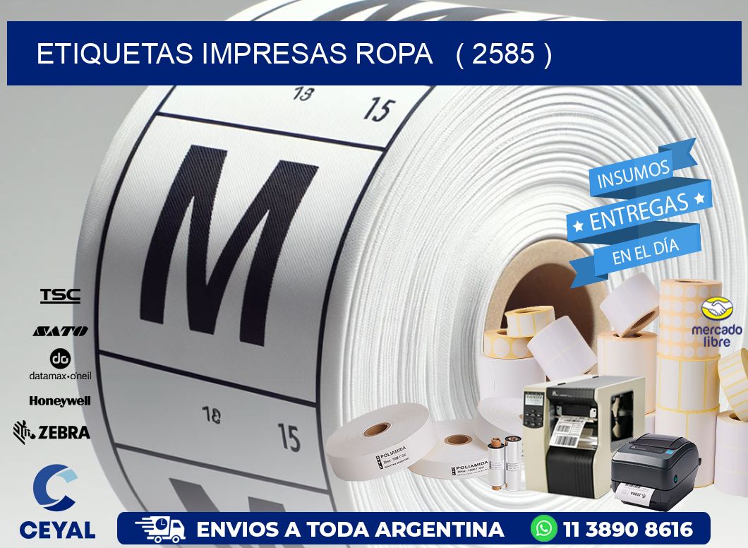 ETIQUETAS IMPRESAS ROPA   ( 2585 )