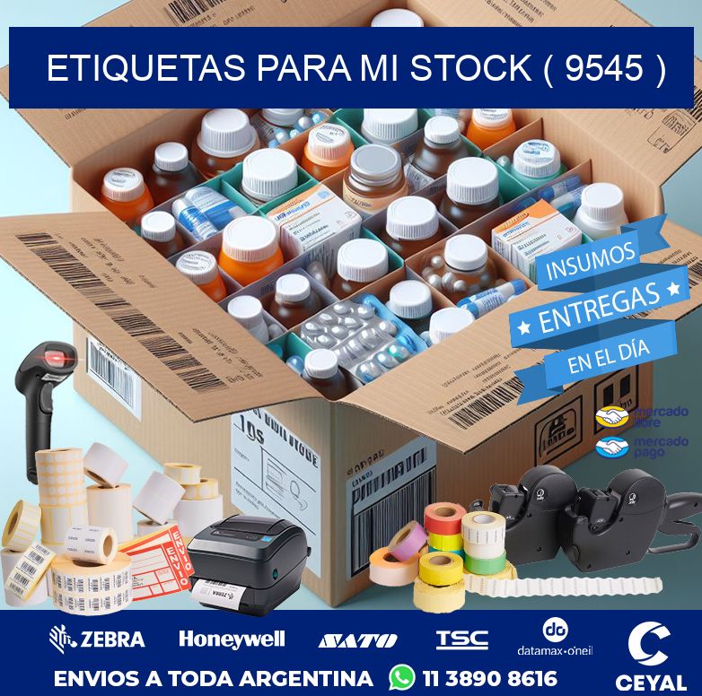 ETIQUETAS PARA MI STOCK ( 9545 )