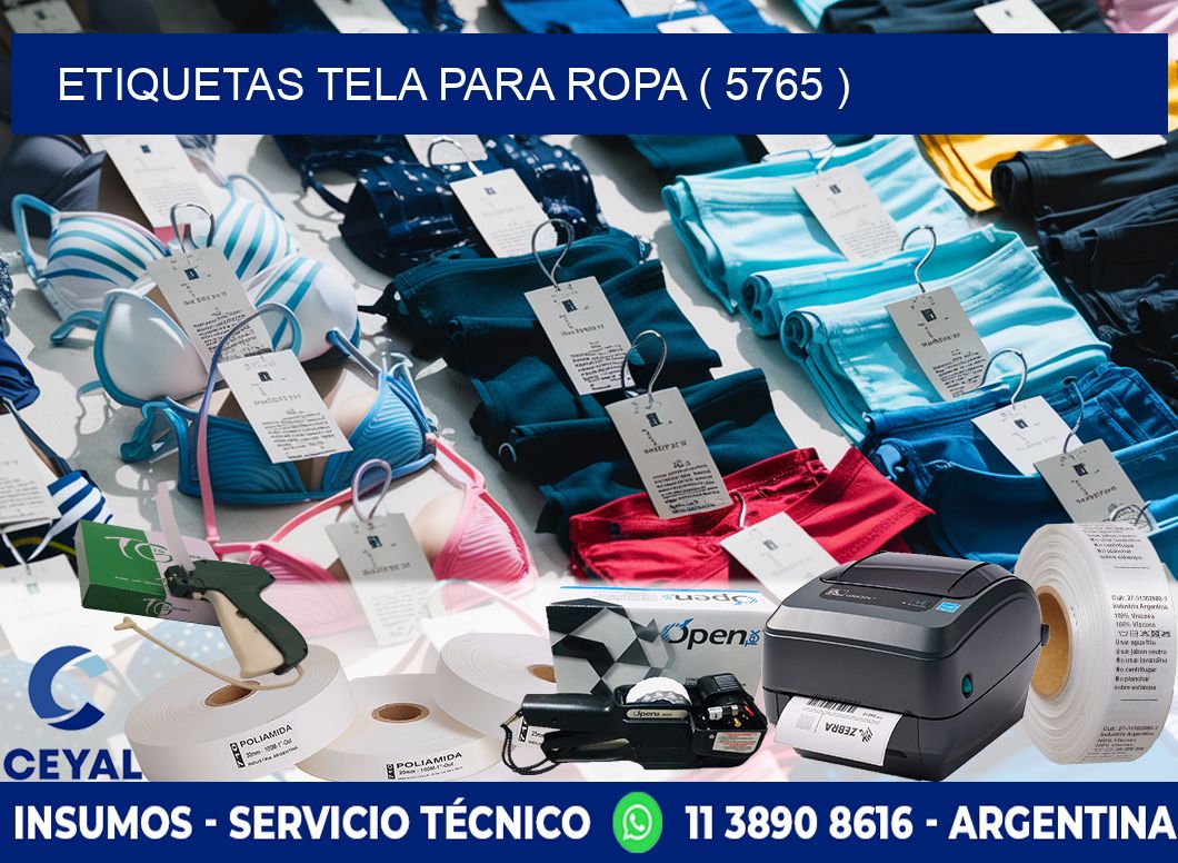 ETIQUETAS TELA PARA ROPA ( 5765 )