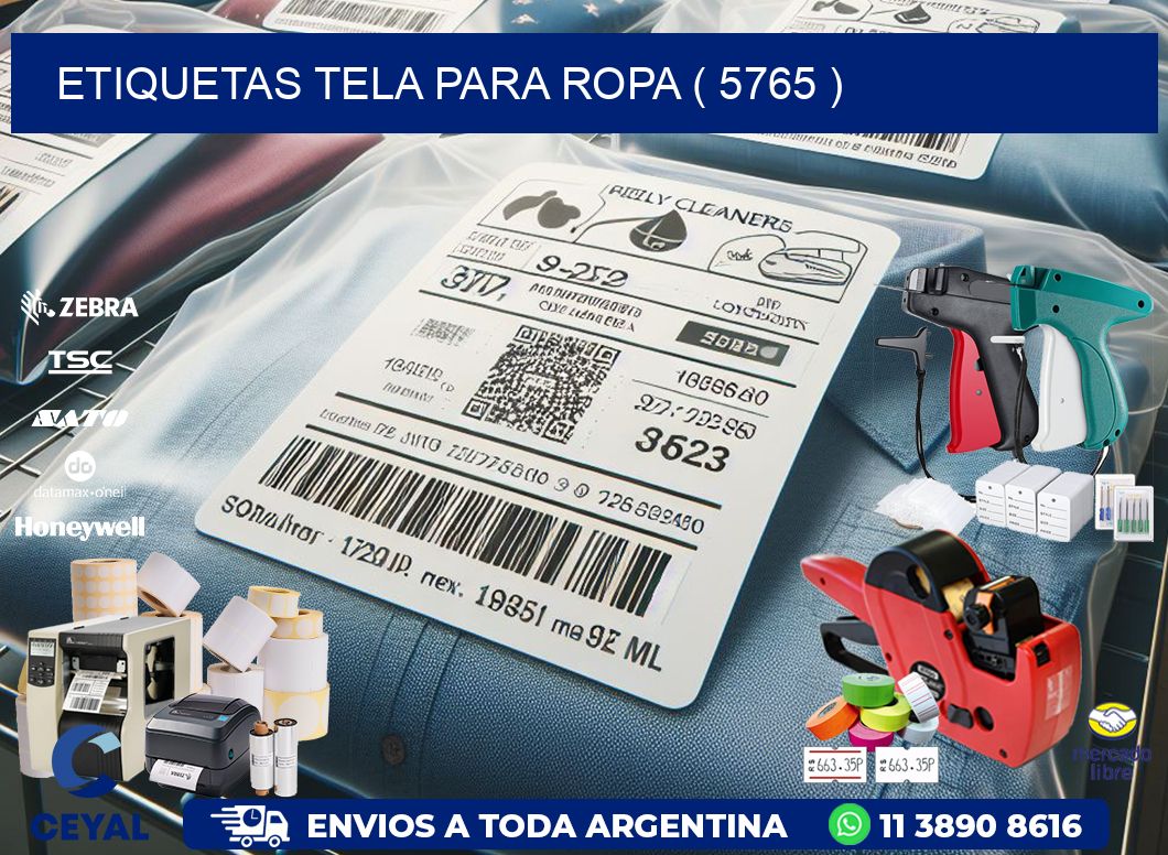 ETIQUETAS TELA PARA ROPA ( 5765 )