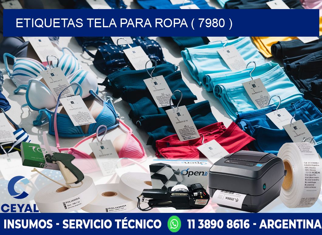 ETIQUETAS TELA PARA ROPA ( 7980 )