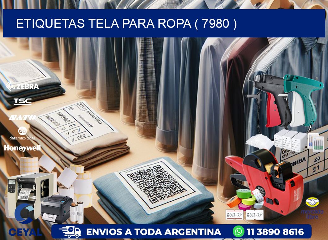 ETIQUETAS TELA PARA ROPA ( 7980 )