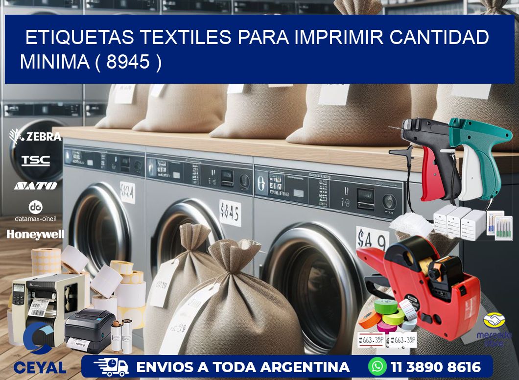 ETIQUETAS TEXTILES PARA IMPRIMIR CANTIDAD MINIMA ( 8945 )