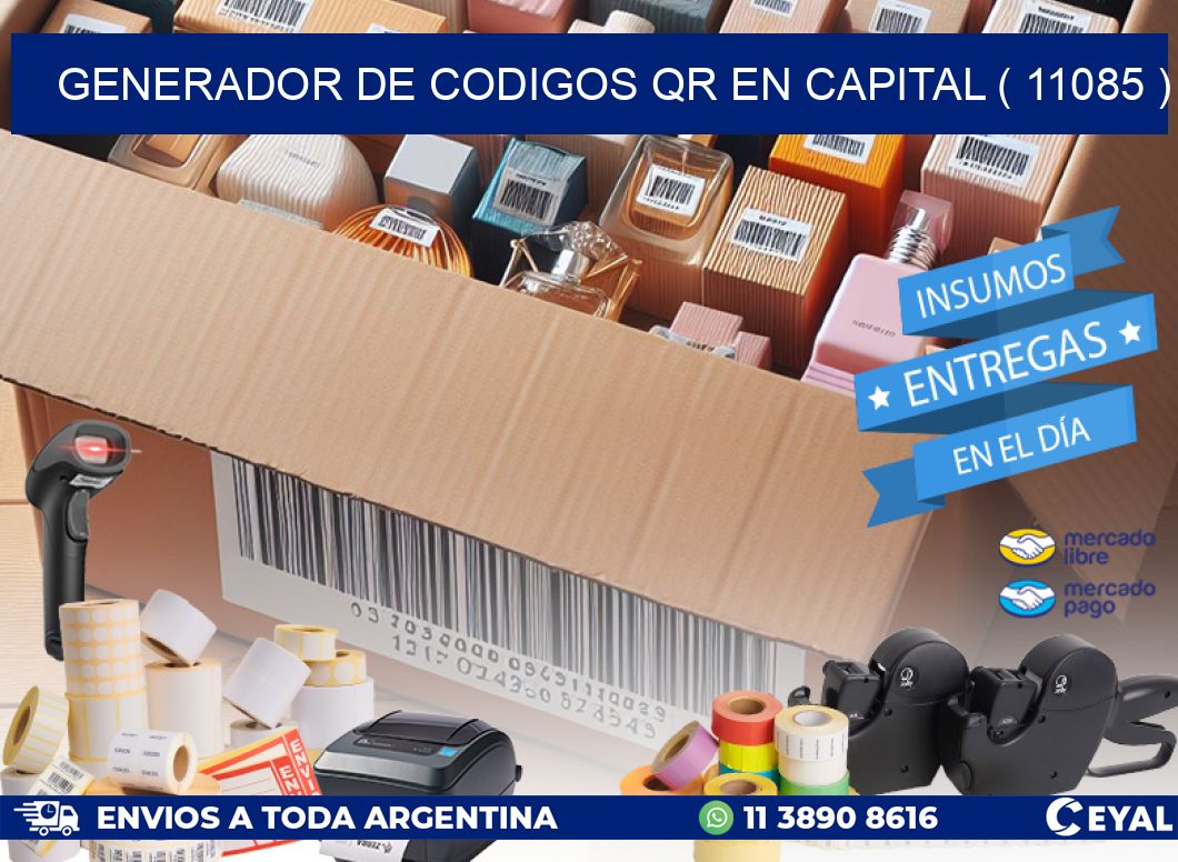 GENERADOR DE CODIGOS QR EN CAPITAL ( 11085 )