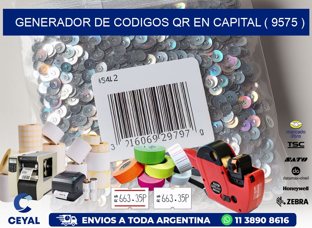 GENERADOR DE CODIGOS QR EN CAPITAL ( 9575 )