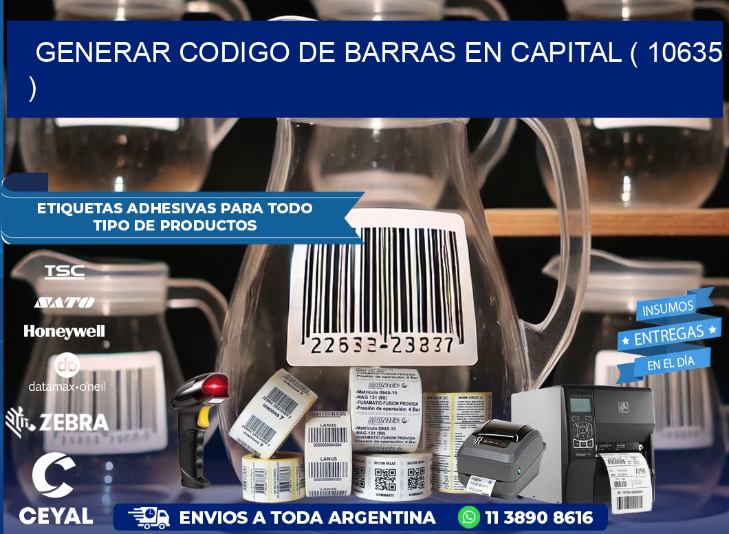 GENERAR CODIGO DE BARRAS EN CAPITAL ( 10635 )