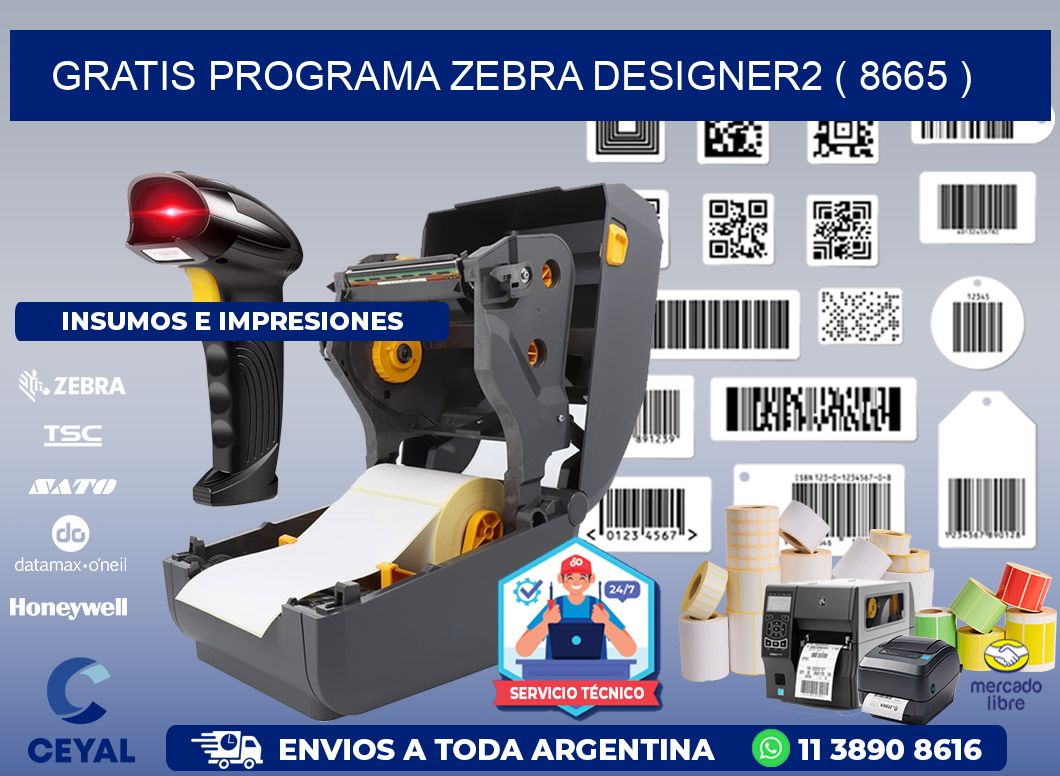 GRATIS PROGRAMA ZEBRA DESIGNER2 ( 8665 )