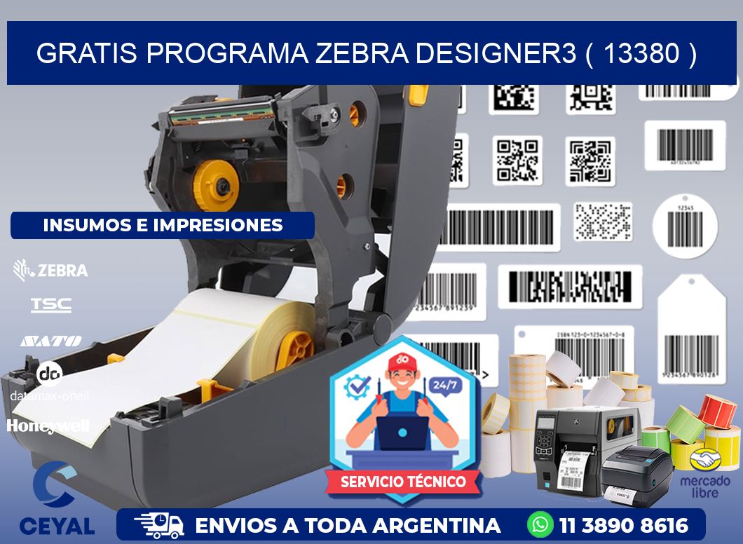 GRATIS PROGRAMA ZEBRA DESIGNER3 ( 13380 )