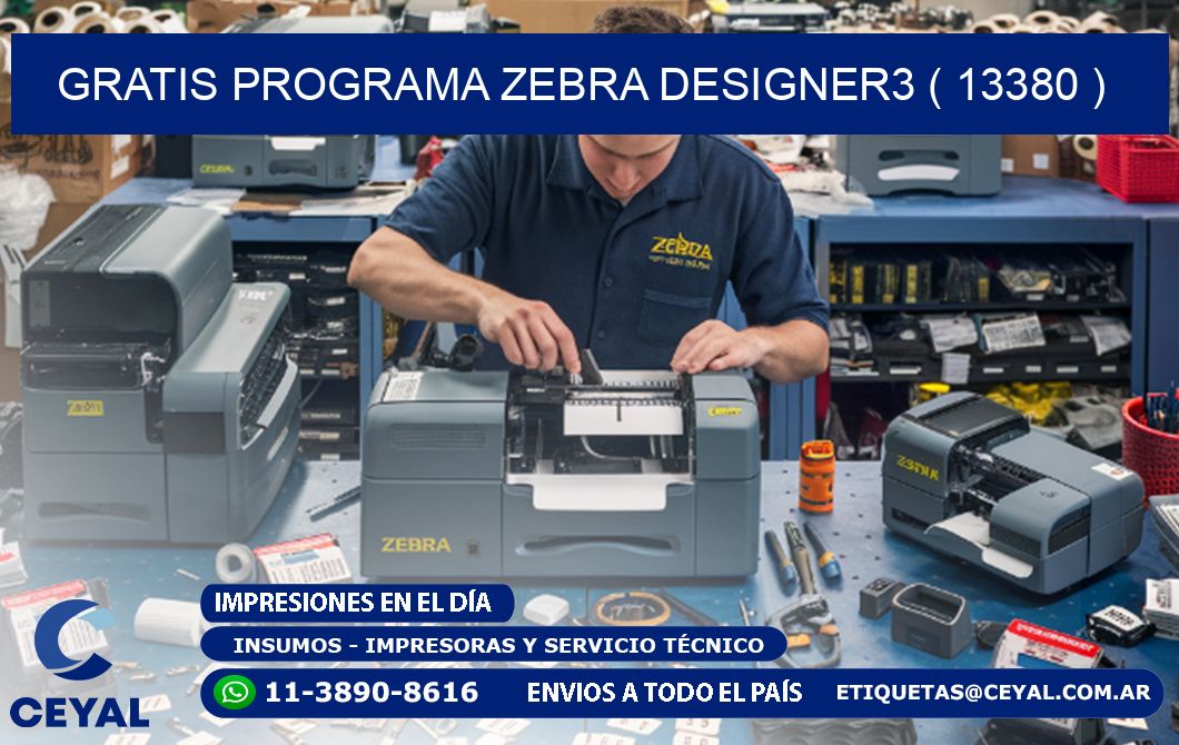 GRATIS PROGRAMA ZEBRA DESIGNER3 ( 13380 )